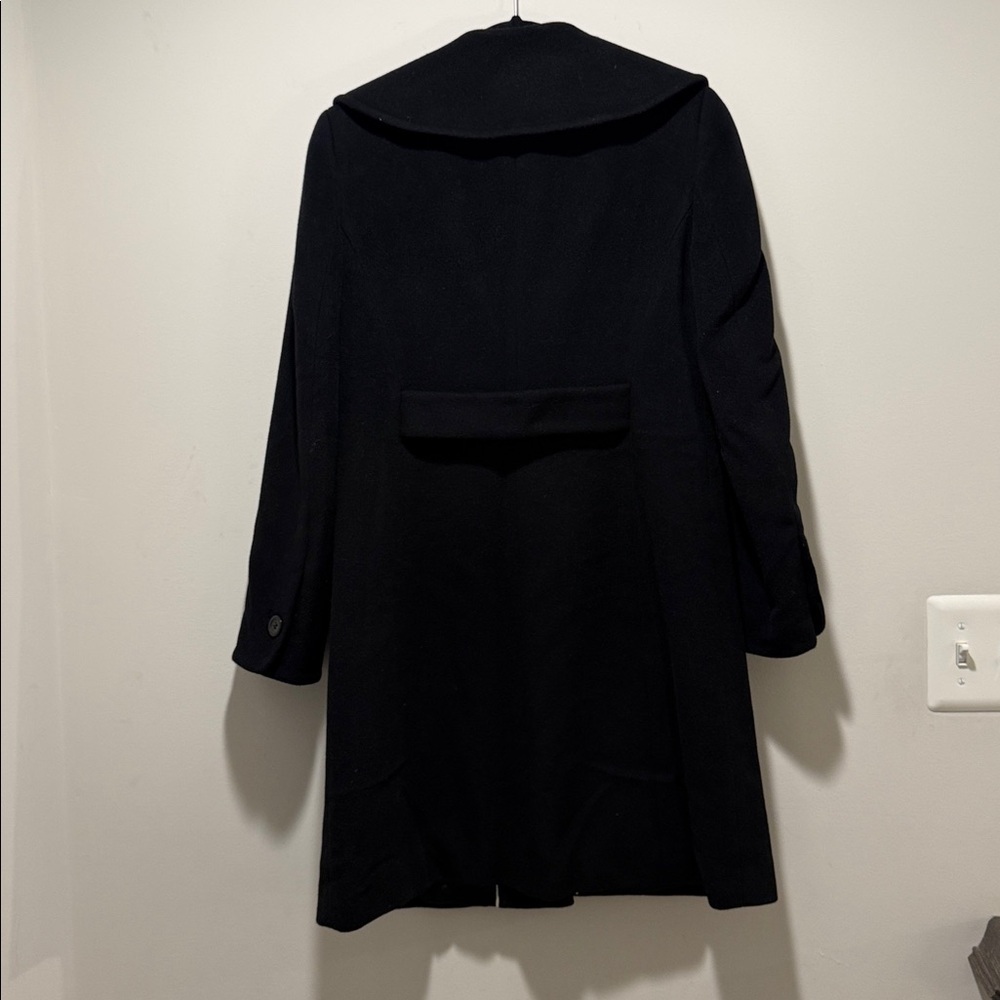 Ann Taylor Petite Wool &  Agora Coat | Size 4P | Black - Picture 4 of 9